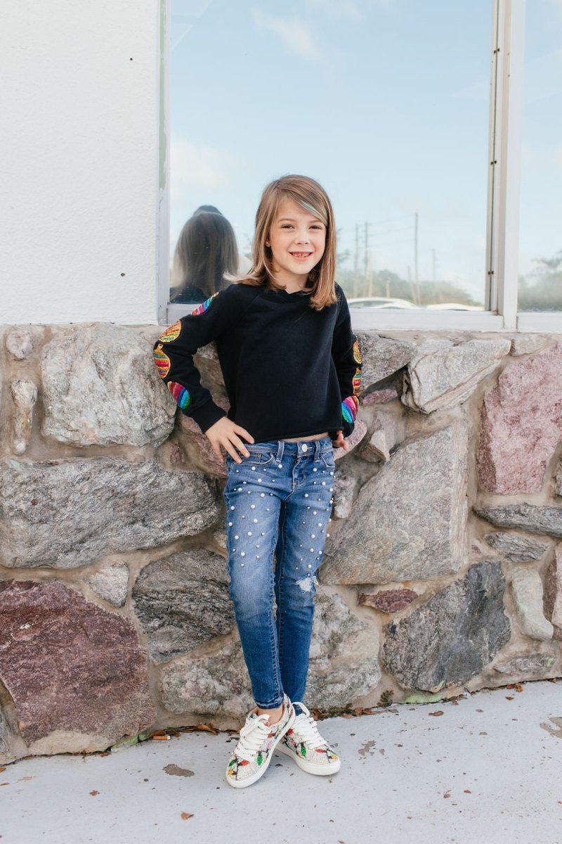 Betsey Johnson Children's Multi Light Sidny Sneakers - Macoma Boutique301 Sneakers