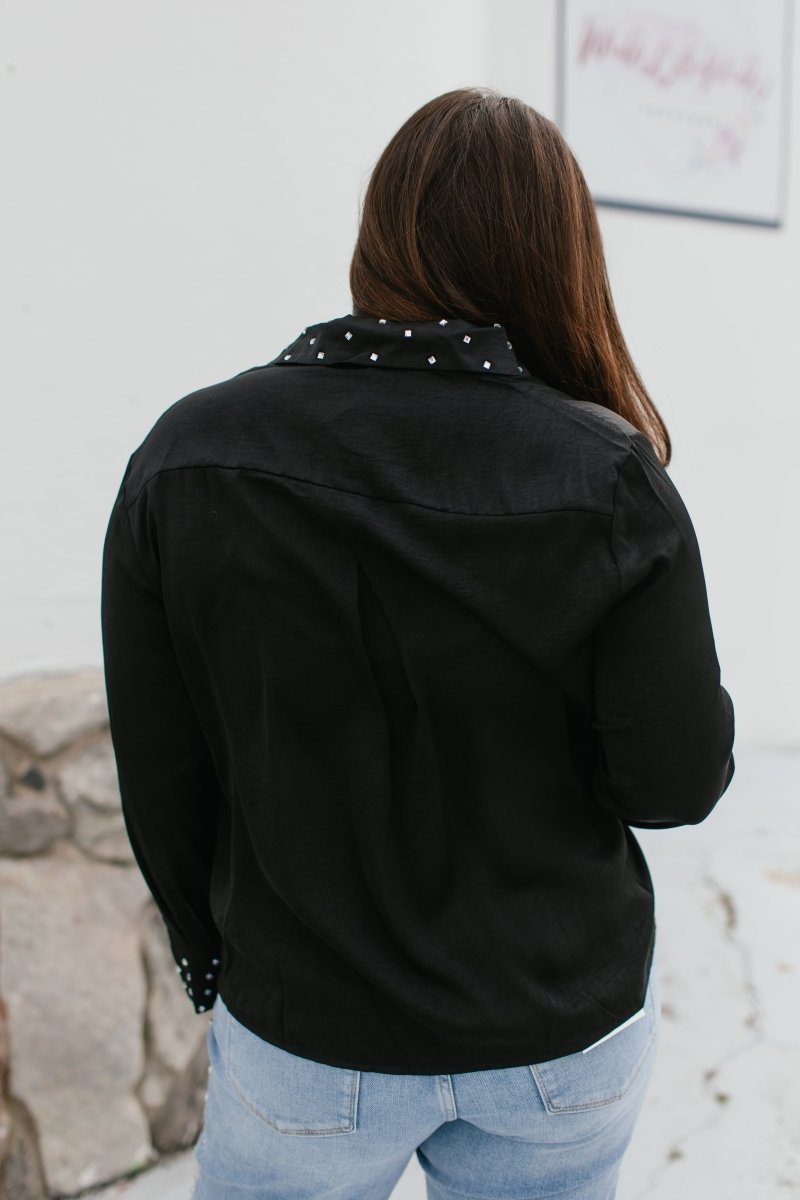 BLACK FRIDAY DEAL: Chic Essence Top In Black - Macoma Boutique120 Long Sleeve