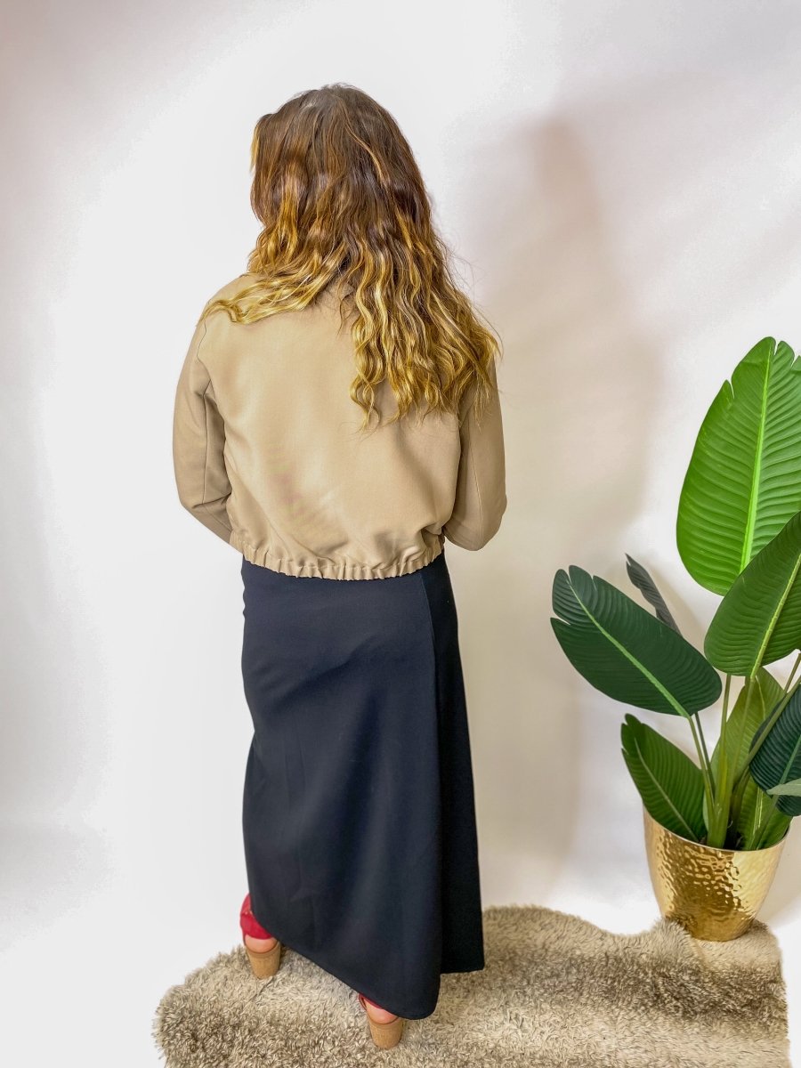 BLACK FRIDAY DEAL: City Scene Jacket In Mocha - Macoma Boutique240 Jackets/Blazers