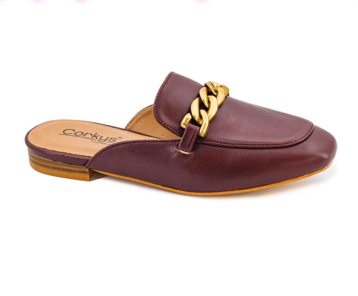 BLACK FRIDAY DEAL: Corky's Burgundy Keepsake Mules - Macoma Boutique303 Mules & Boots