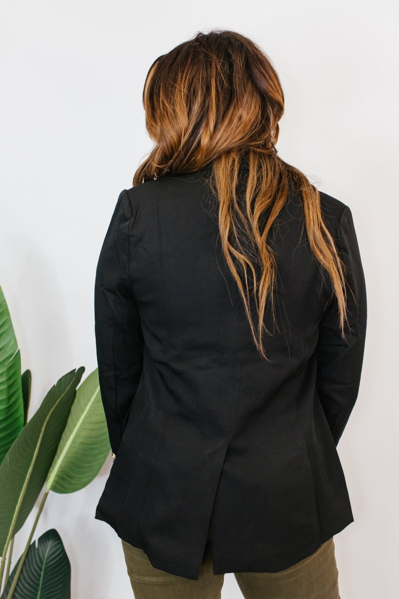 Boss Babe Blazer in Black - Macoma Boutique240 Jackets/Blazers