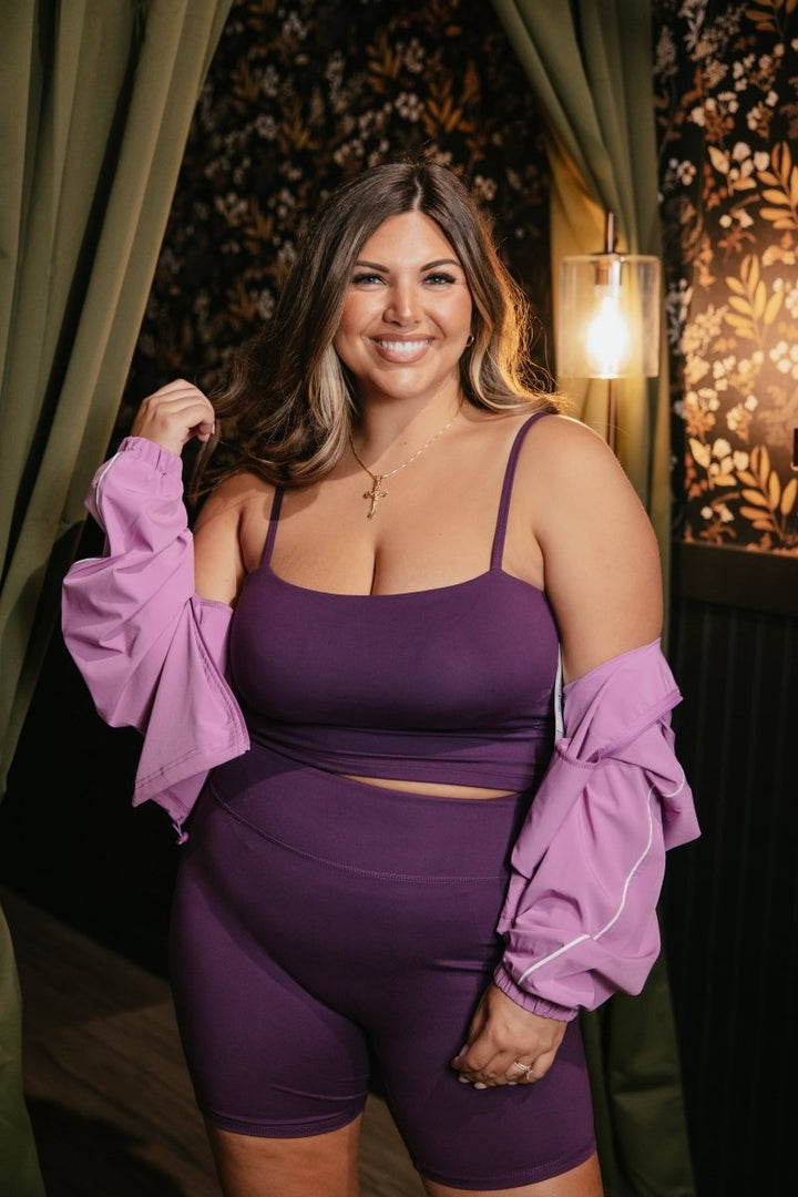 Boxed In Tank In Purple Iris - Macoma Boutique110 Tanks