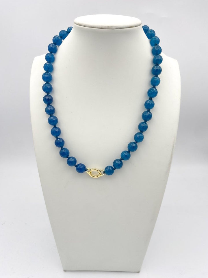 Bright Idea 10MM Necklace in Blue Eyed Girl - Macoma Boutique315 Jewelry