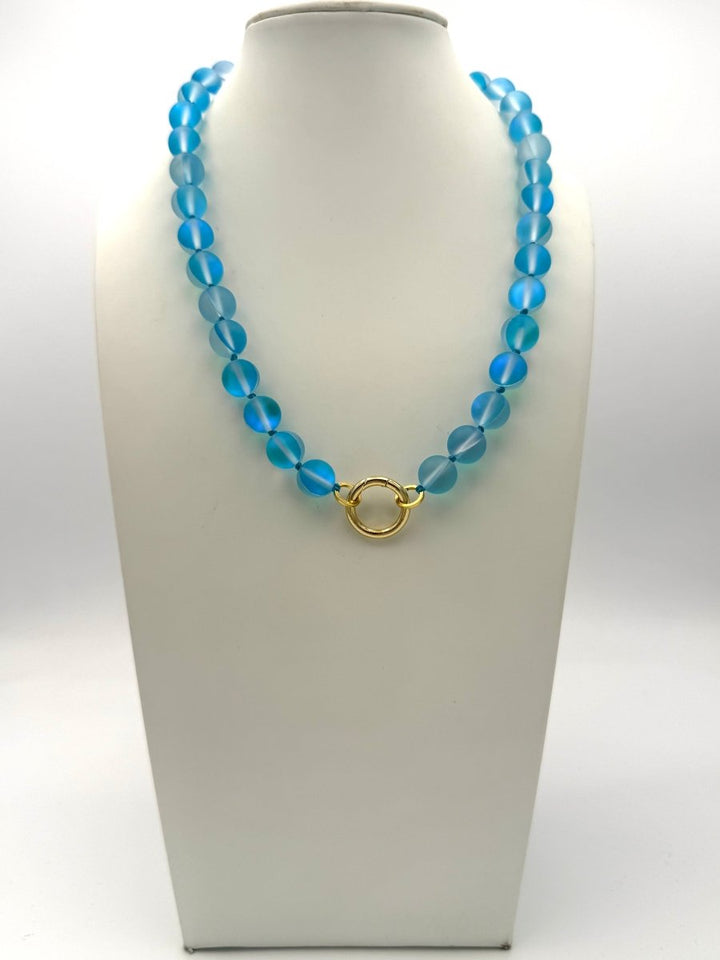 Bright Idea 10MM Necklace in Seaglass - Macoma Boutique315 Jewelry