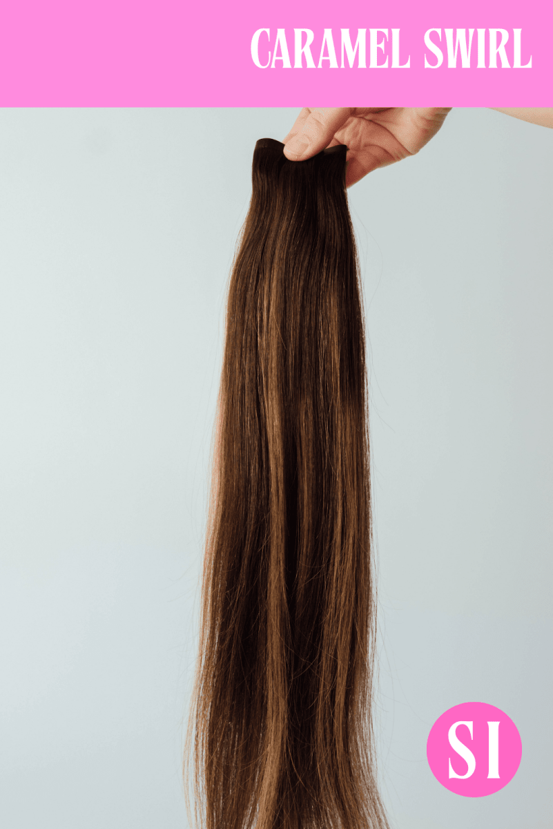 Caramel Swirl Hair Extensions - Macoma Boutique555 Presales