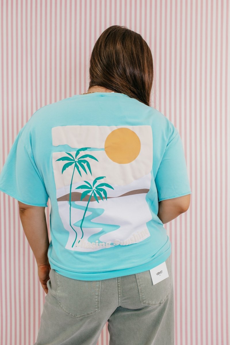 Chasing Sunshine Tee - Reg & Curvy - Macoma Boutique140 Graphic Tees