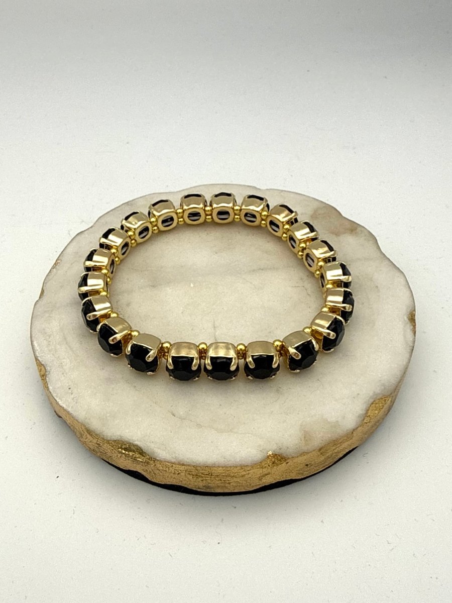 Cherry on Top Bracelet 8MM in Black - Macoma Boutique315 Jewelry