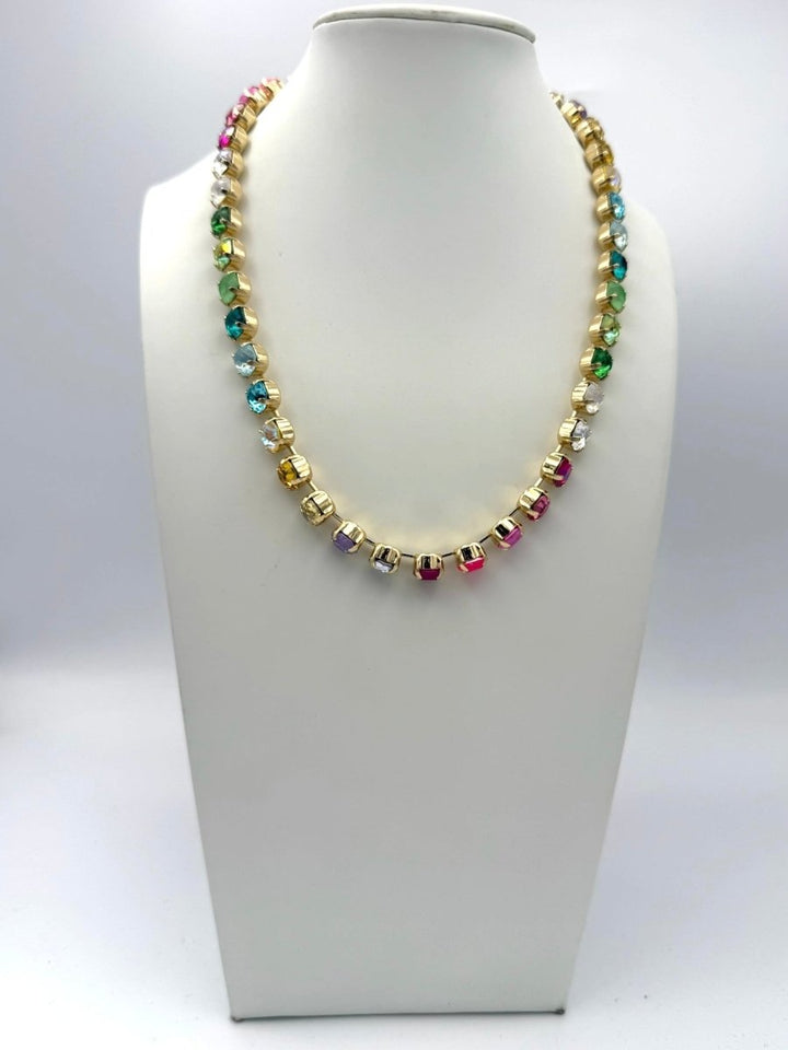 Cherry On Top Necklace In Multi - 18 Inch - Macoma Boutique315 Jewelry