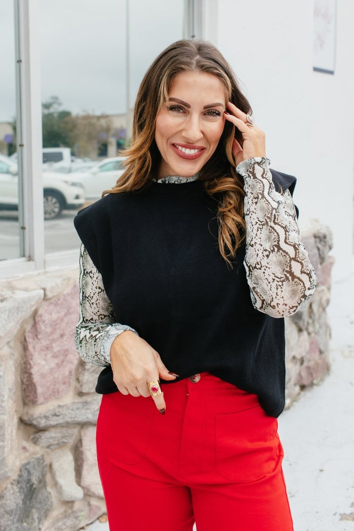 Chic Black Muscle Tank - Macoma Boutique100 Short Sleeve