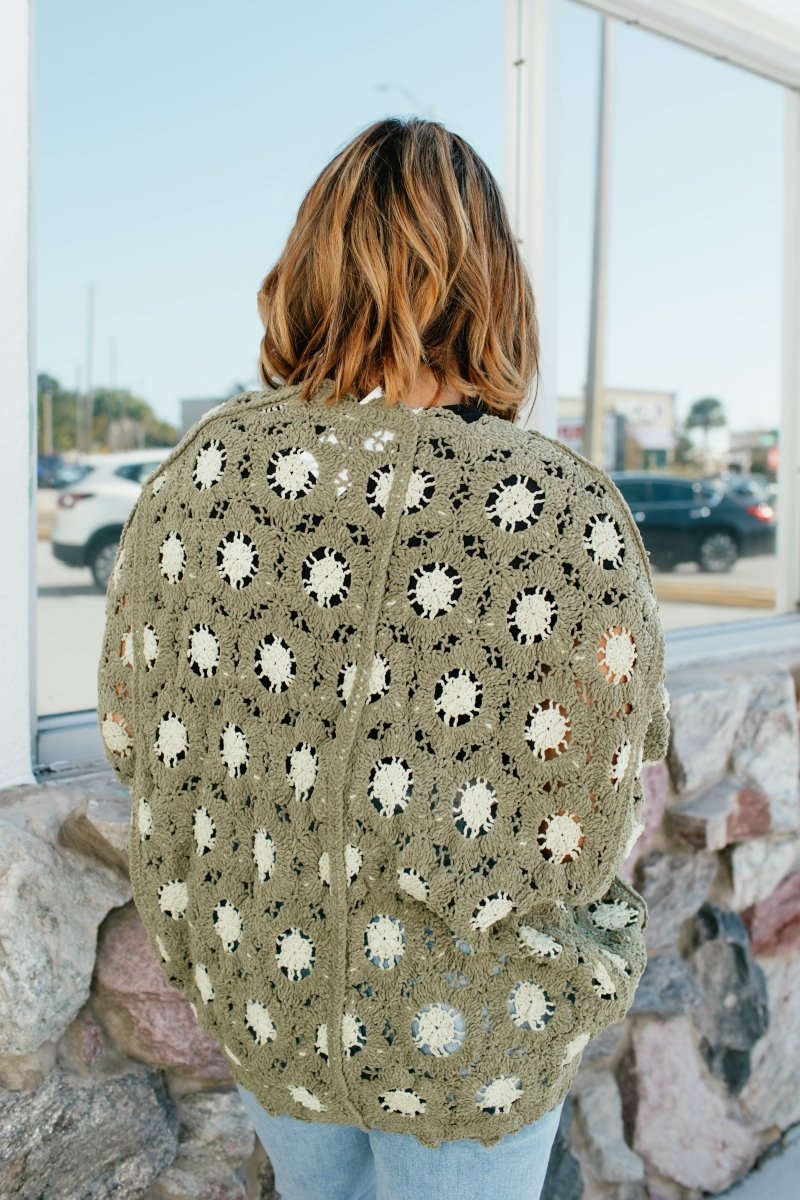 Close Knit Cardigan In Olive - Macoma Boutique220 Cardigans/Kimonos