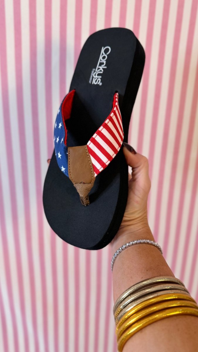Corky's Americana Liberty Sandals - Macoma Boutique305 Flats