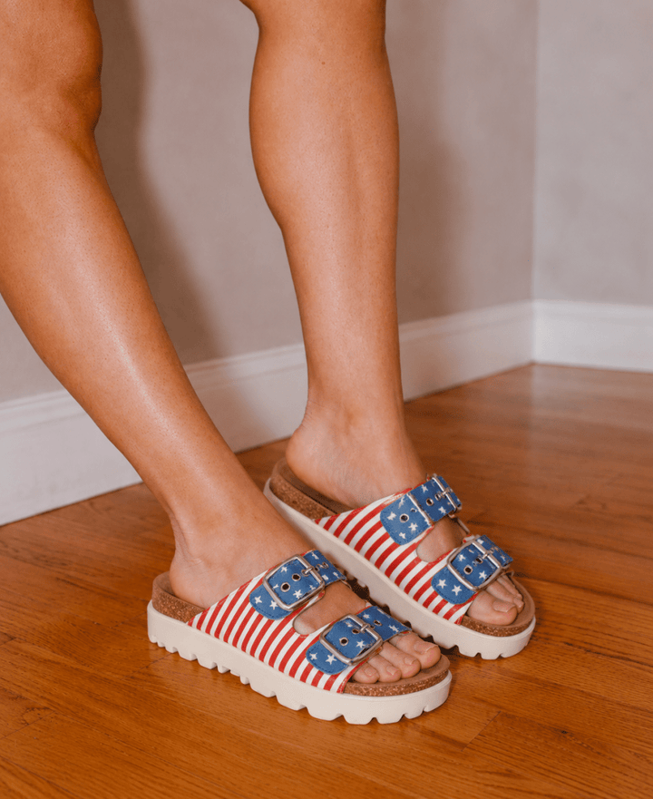 Corky's Americana Rumor Has It Sandals - Macoma Boutique304 Sandals