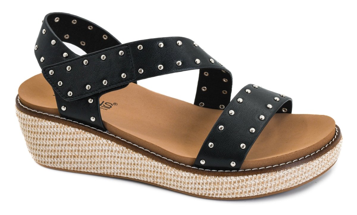 Corky's Black Chit Chat Sandals - Macoma Boutique304 Sandals