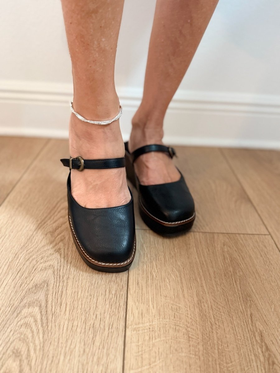 Corky's Black Me Time Wedges - Macoma Boutique302 Wedges & Heels