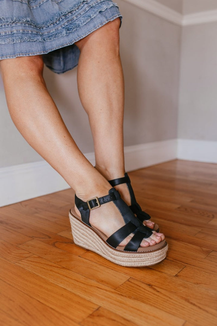 Corky's Black Somethings Fishy Wedges - Macoma Boutique302 Wedges & Heels