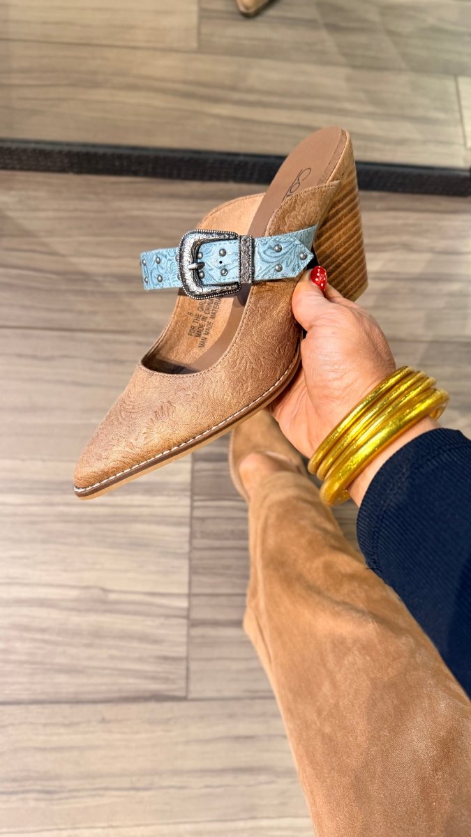 Corky's Camel Turquoise For The Girls Heels - Macoma Boutique302 Wedges & Heels