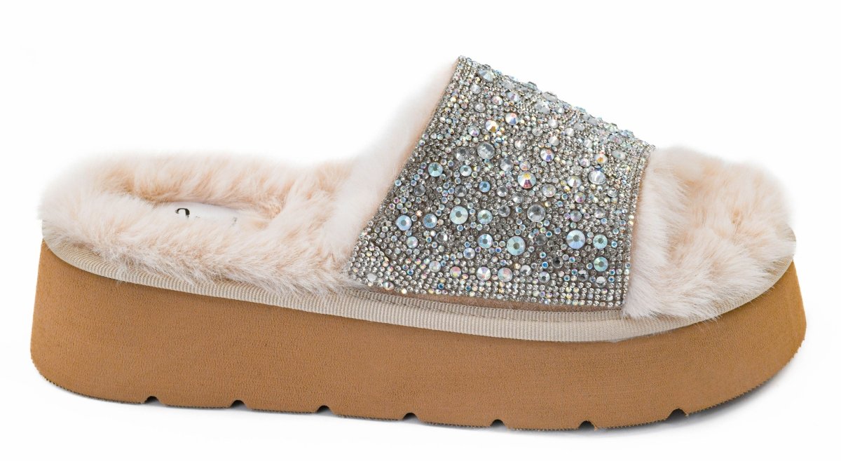 Corky's Clear Rhinestones It's Official Shoes - Macoma Boutique302 Wedges & Heels