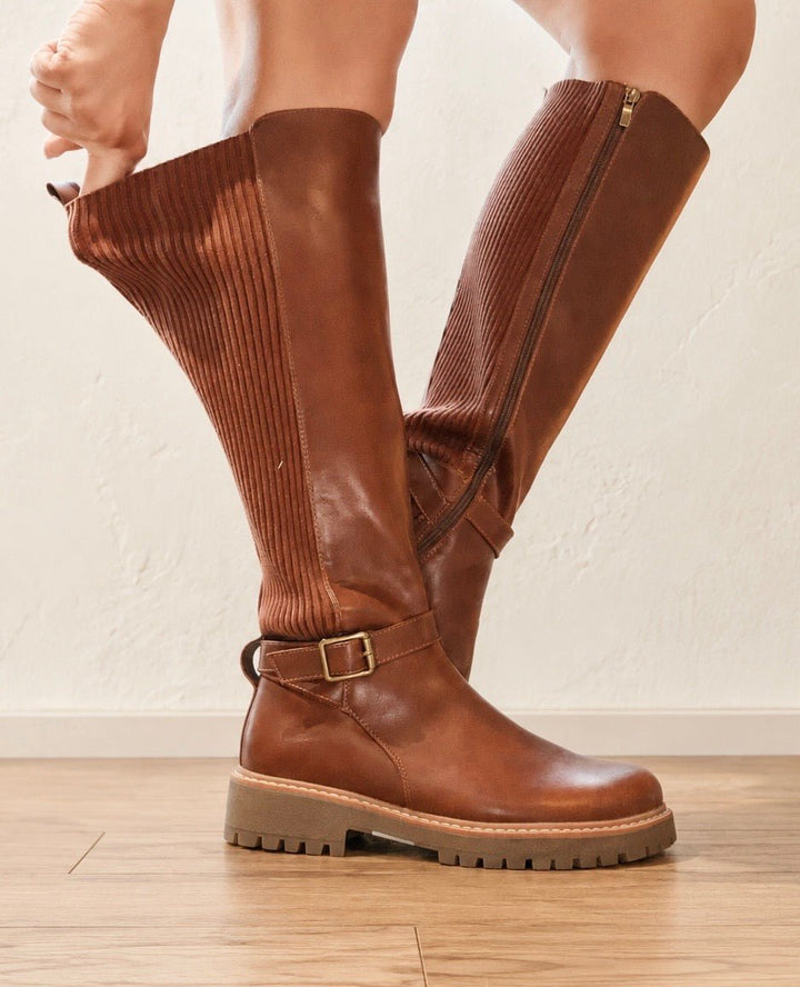 Corky's Cognac Let's Grab Coffee Boots - Macoma Boutique303 Mules & Boots