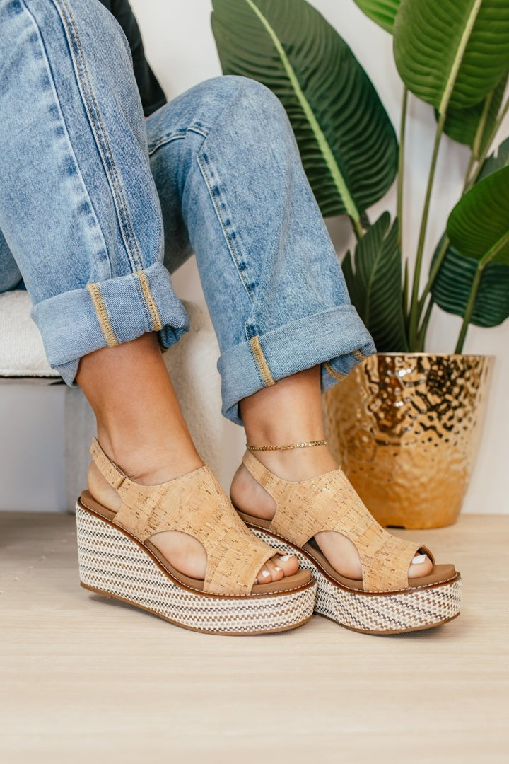 Corky's Cork Freddie Wedges - FINAL SALE - Macoma Boutique302 Wedges & Heels