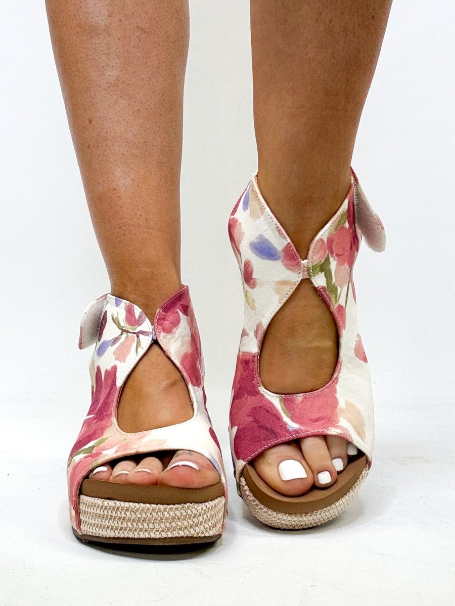 Corky's Floral Frisky Wedges - Macoma Boutique302 Wedges & Heels