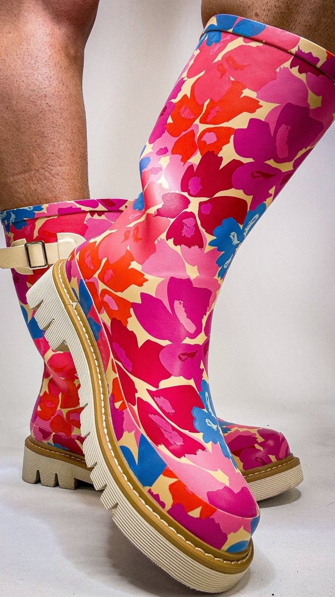 Corky's Floral Make A Splash Boots - Macoma Boutique303 Mules & Boots