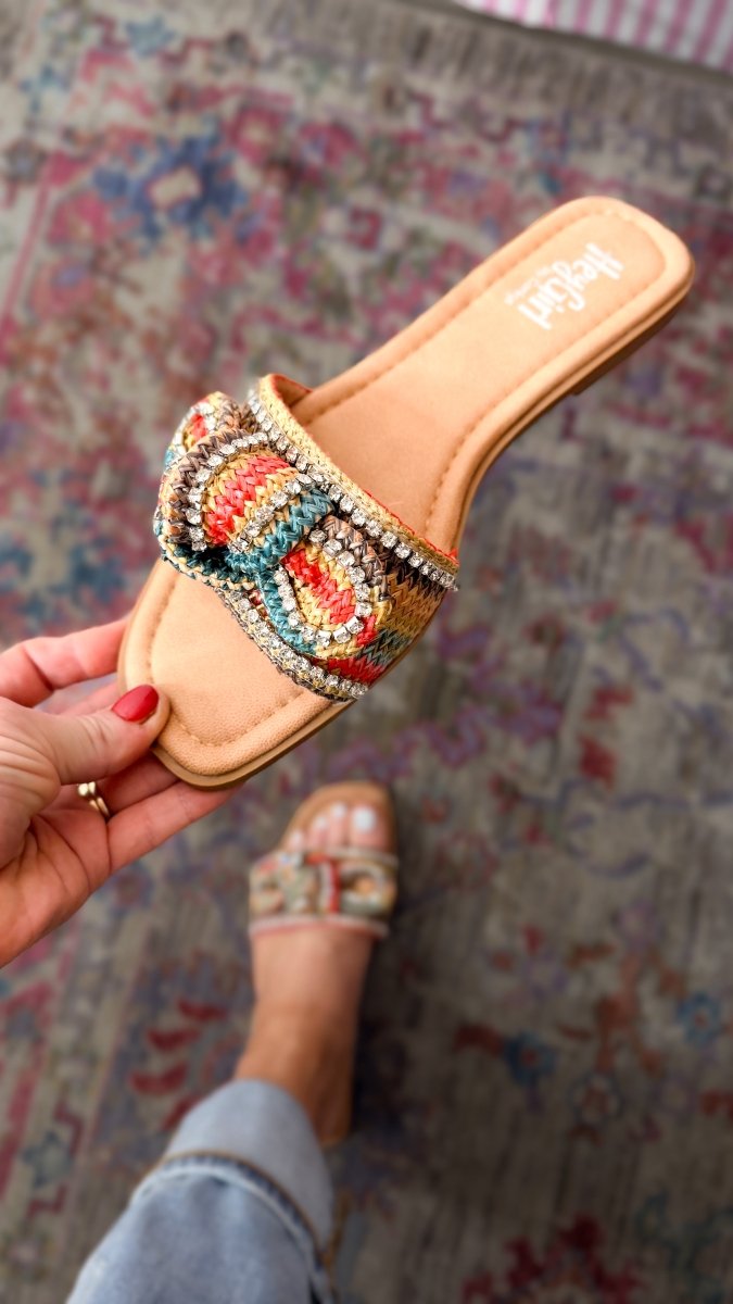 Corky's Fuchsia Multi You Wish Sandals - Macoma Boutique304 Sandals