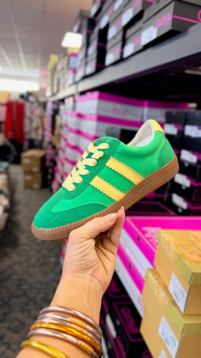 Corky's Green Heads Up Sneakers - Macoma Boutique301 Sneakers