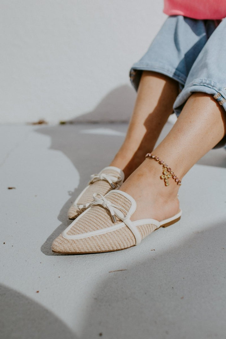 Corky's Ivory Combo Tip Included Mules - Macoma Boutique303 Mules & Boots