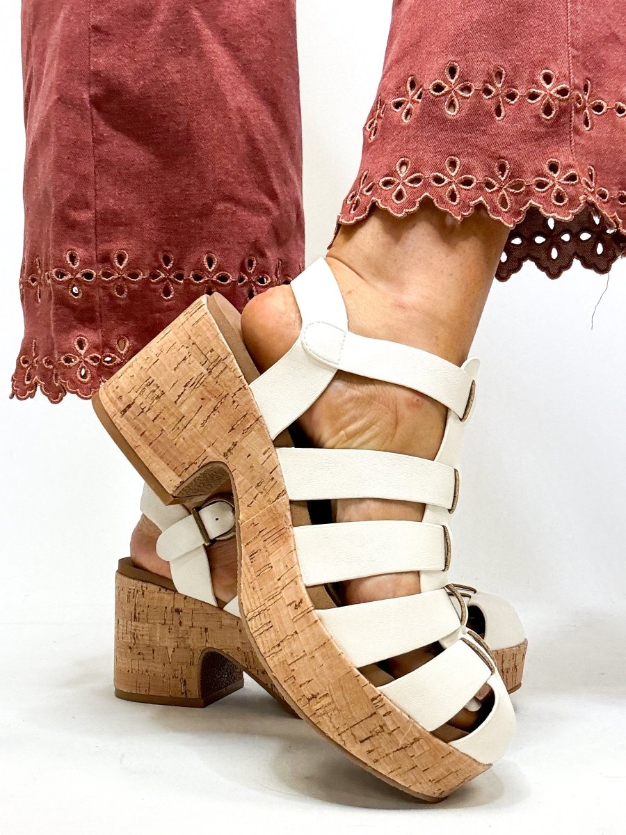 Corky's Ivory Fishin For A Compliment Shoes - Macoma Boutique302 Wedges & Heels