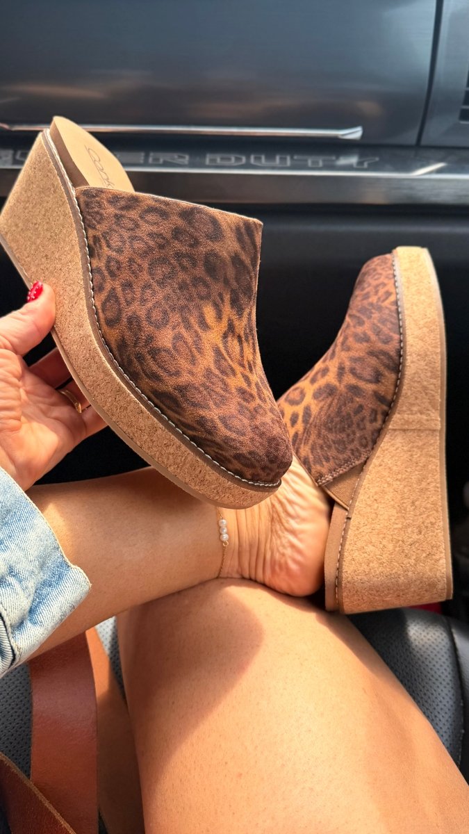 Corky's Leopard Maybe Later Wedges - Macoma Boutique302 Wedges & Heels