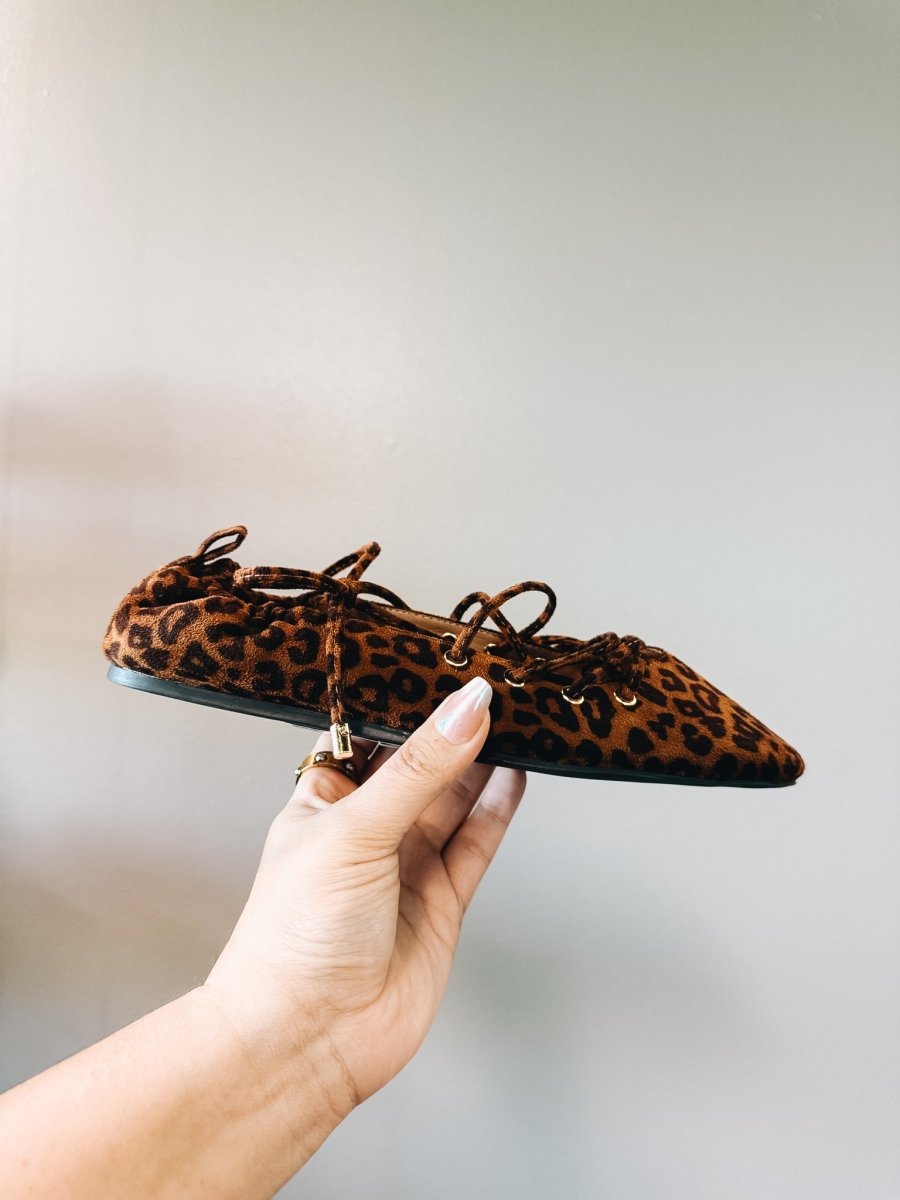 Corky's Leopard Tied Up Flats - Macoma Boutique305 Flats