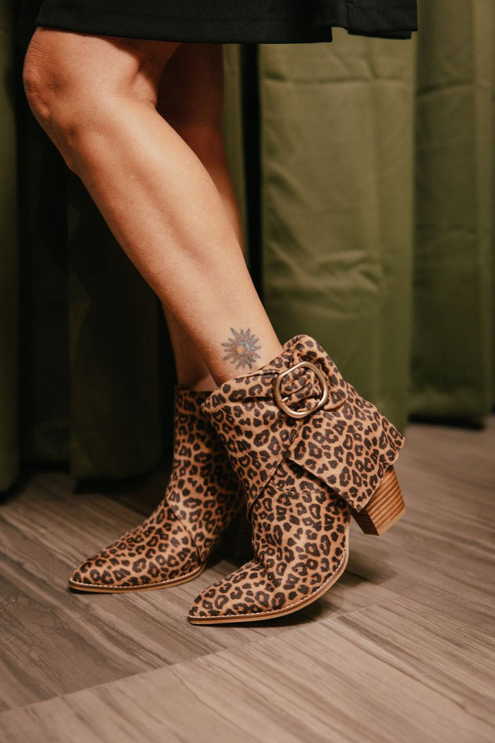 Corky's Leopard Wine O'Clock Boots - Macoma Boutique303 Mules & Boots
