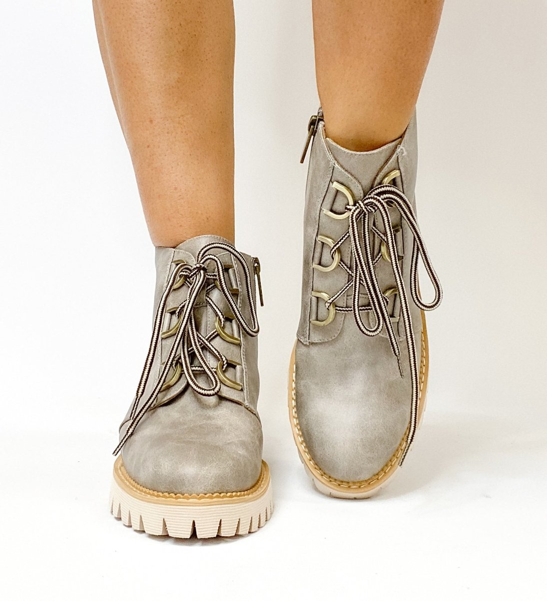 Corky's Light Grey Trail Ride Boots - Macoma Boutique303 Mules & Boots