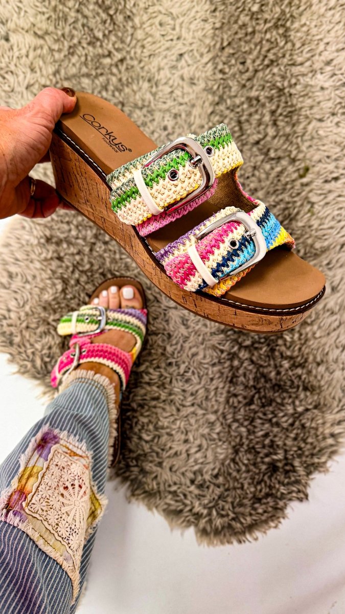 Corky's Multi Manifest Wedges - Macoma Boutique302 Wedges & Heels