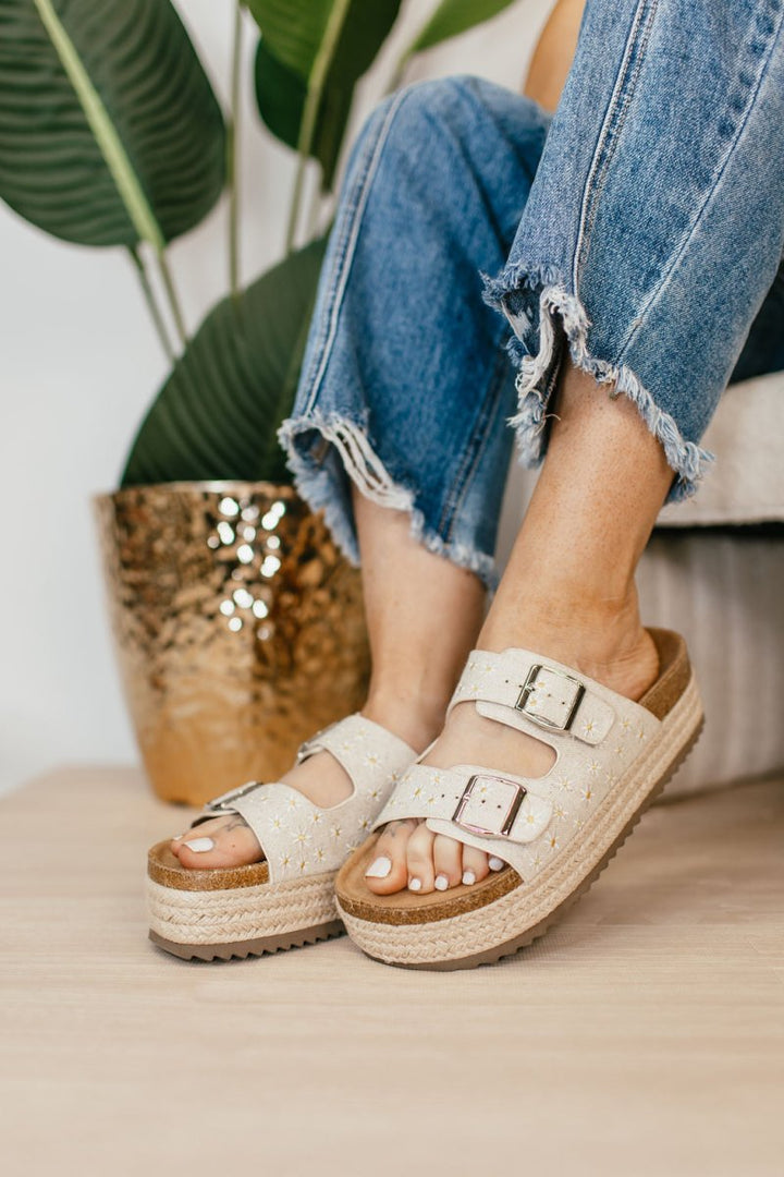 Corky's Natural Daisy No Filter Shoes - Macoma Boutique304 Sandals