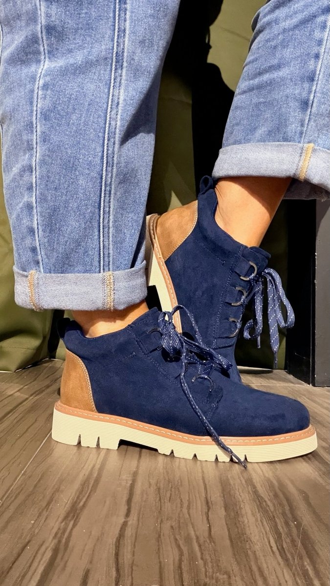 Corky's Navy Campfire Boots - Macoma Boutique303 Mules & Boots