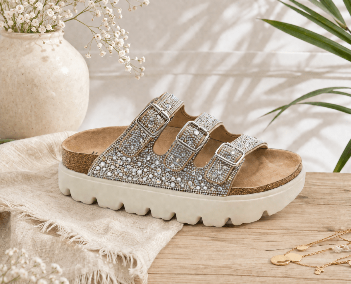 Corky's Rhinestone Threes Company Sandals - Macoma Boutique304 Sandals