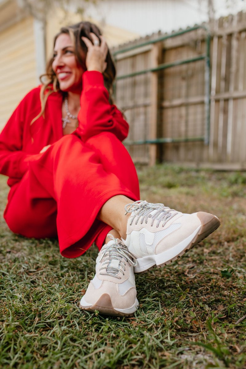 Corky's Sand No Prob Sneakers with Sparkle Laces - Macoma Boutique301 Sneakers