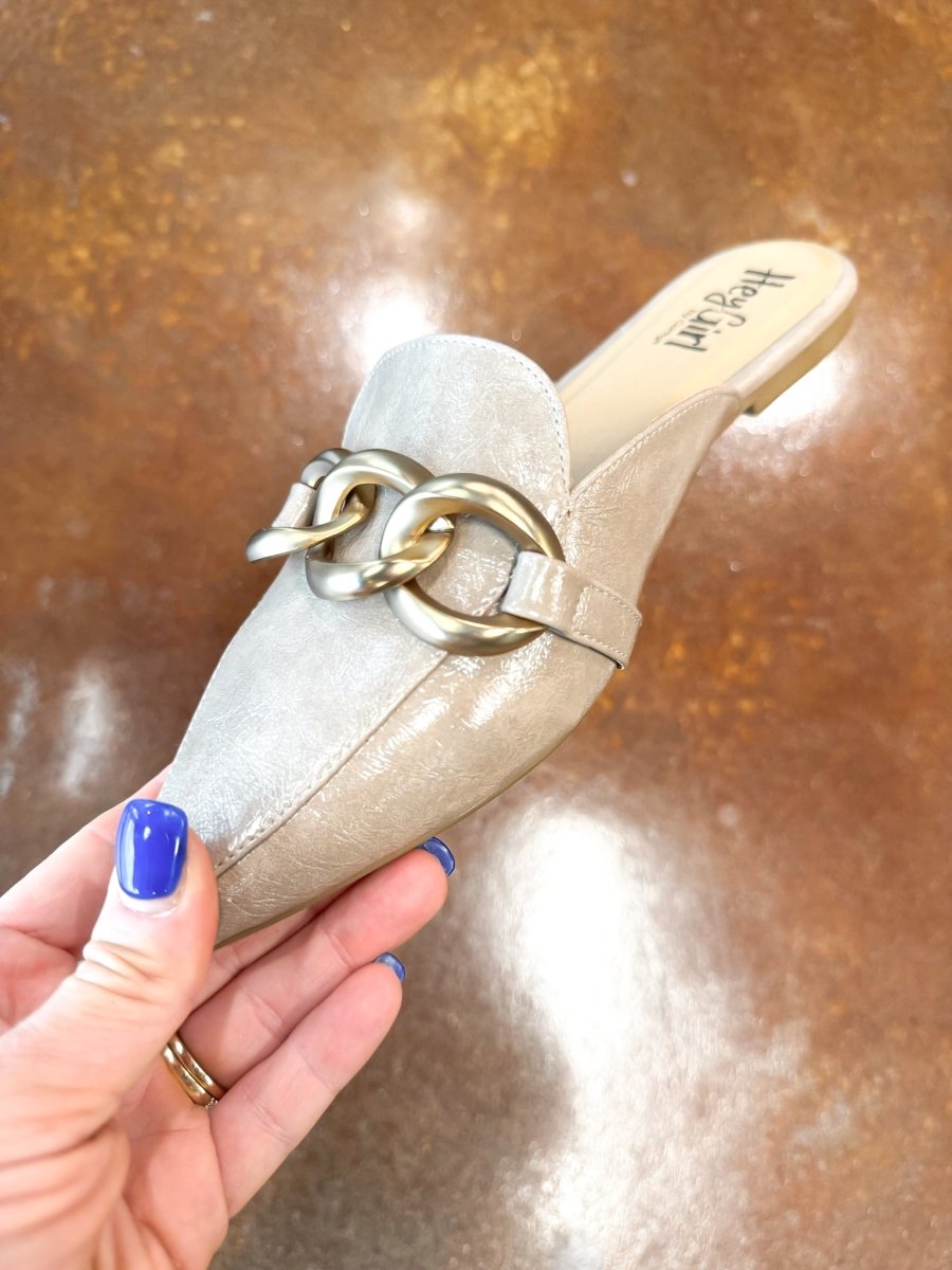 Corky's Taupe Playin For Keeps Mules - Macoma Boutique303 Mules & Boots
