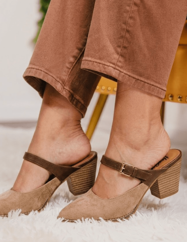 Corky's Tobacco Combo Sober Up Heels - Macoma Boutique302 Wedges & Heels