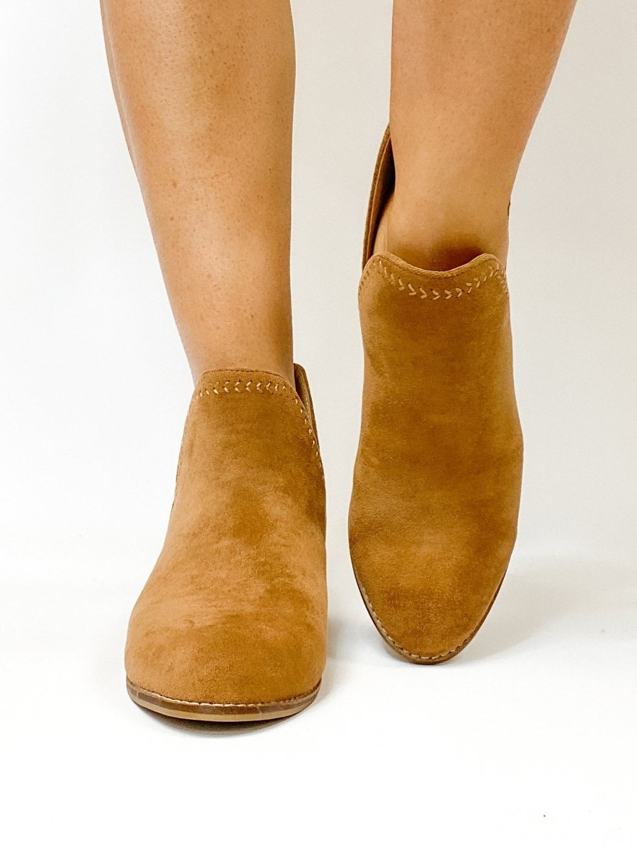 Corky's Tobacco Faux Suede Bluffin Boots - Macoma Boutique303 Mules & Boots