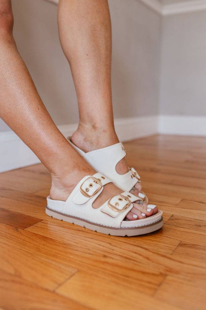 Corky's White She's Spicy Sandals - Macoma Boutique304 Sandals