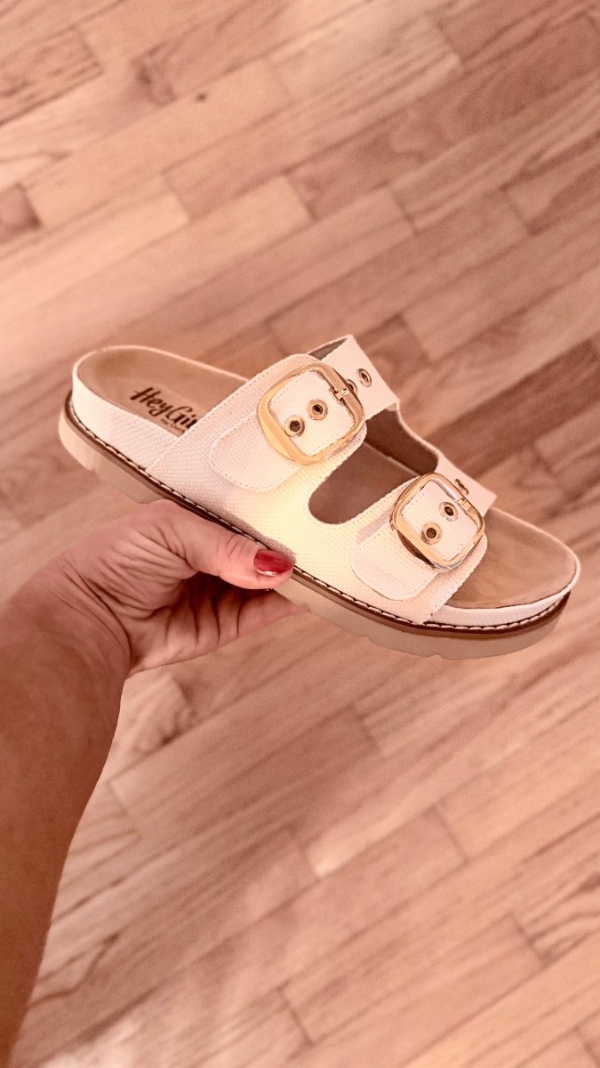 Corky's White She's Spicy Sandals - Macoma Boutique304 Sandals