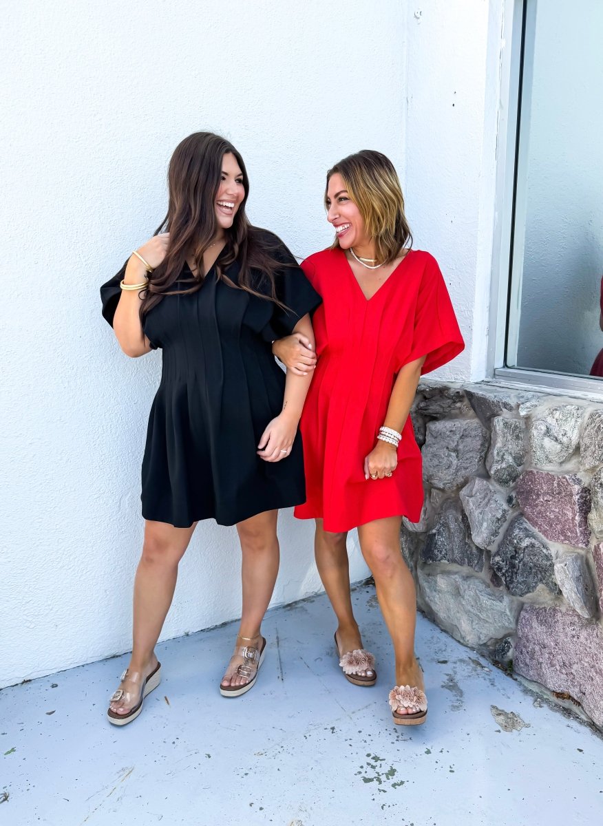 Date Night Darling Dress In Black - Macoma Boutique250 Dresses