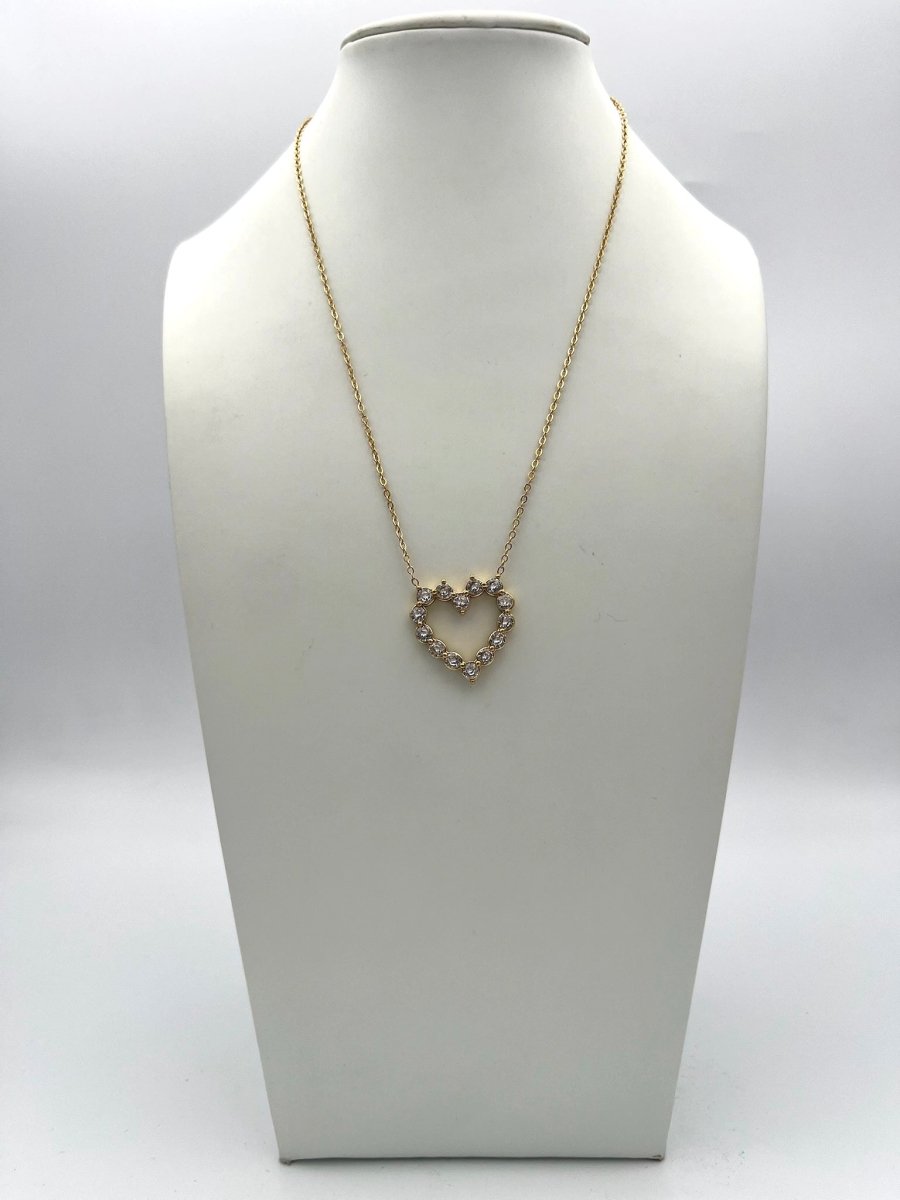 Diamond Heart Necklace - Macoma Boutique310 Accessories/Jewelry