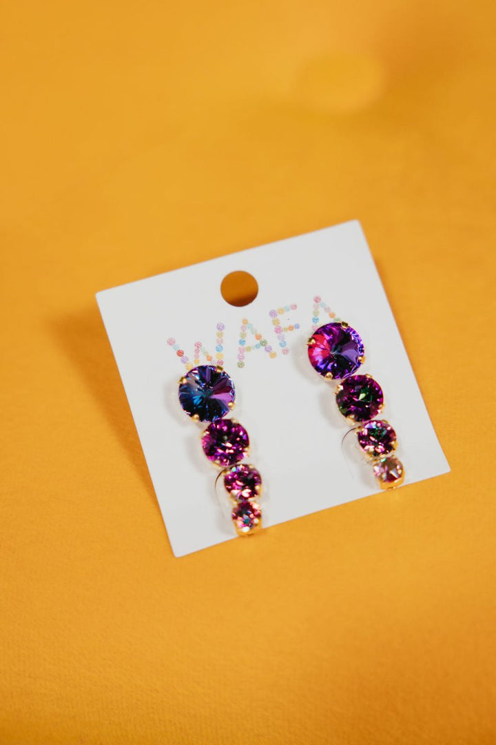 Double Take Earrings in Berry Blast - Macoma Boutique315 Jewelry