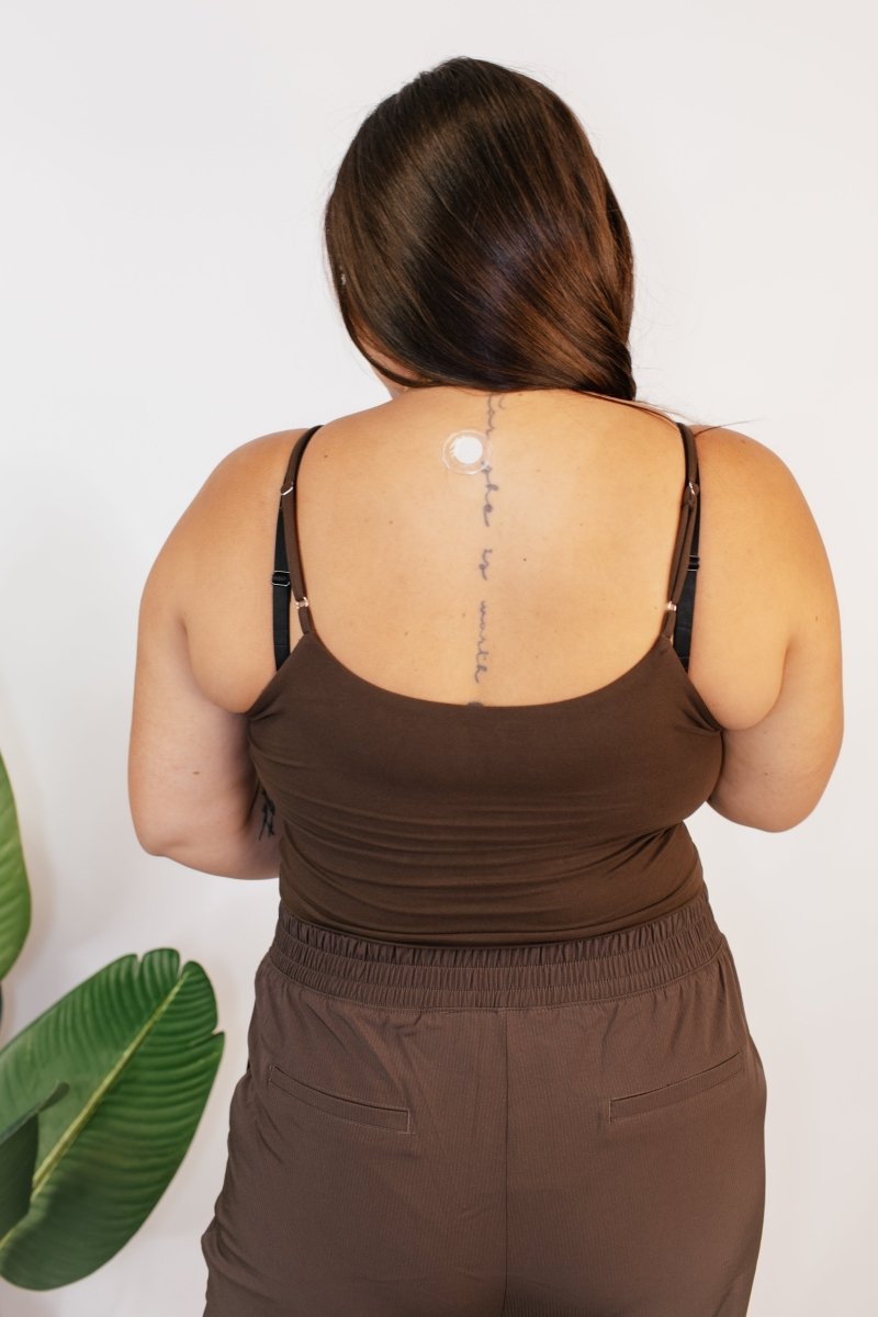 Everyday Essential Cami in Espresso - Reg & Curvy - Macoma Boutique110 Tanks