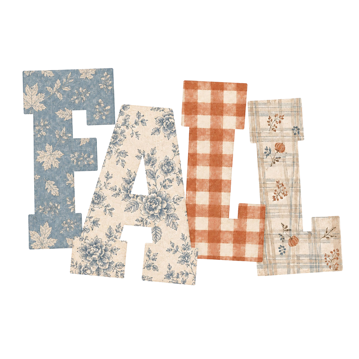 Fall Patches Graphic Pullover - FINAL SALE