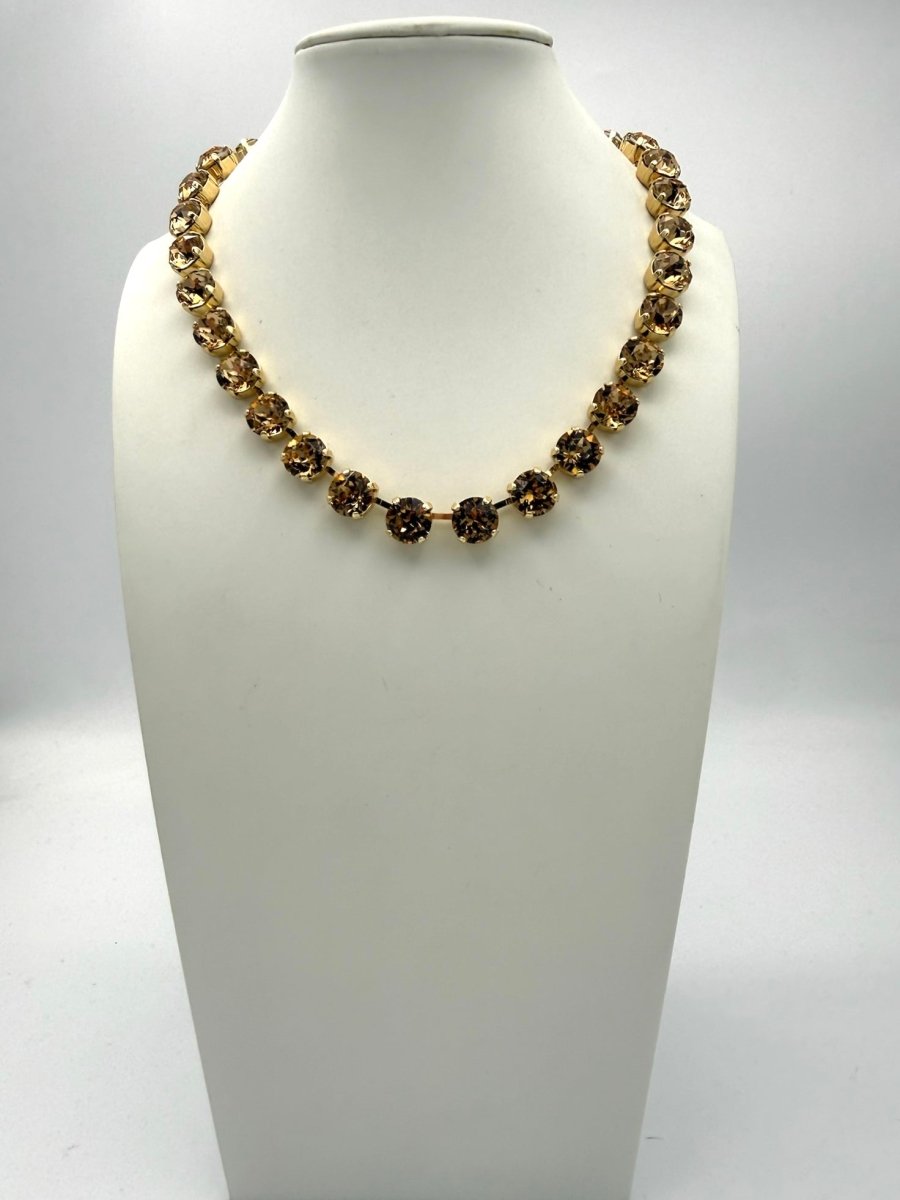 Fifth Avenue Necklace In Champagne - Macoma Boutique315 Jewelry