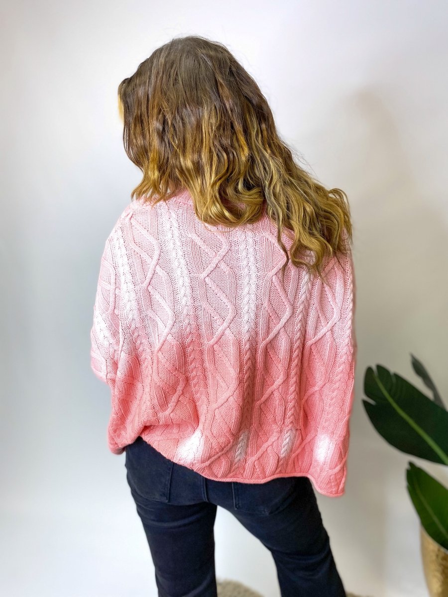 Fireside Cozy Sweater In Coral - Macoma Boutique130 Sweaters